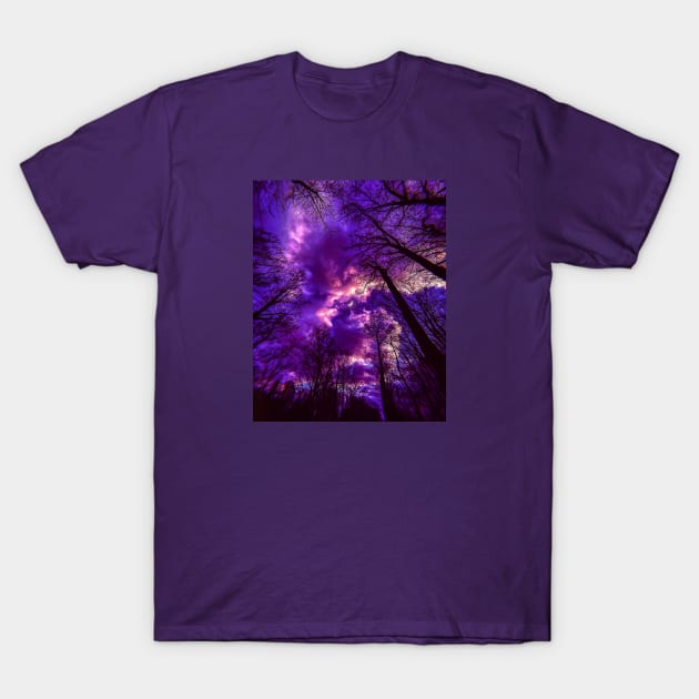Cloudy Night T-Shirt by floatingheavy